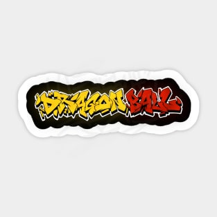 dragon graff Sticker